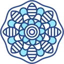 Free Mandala Fleur Cultures Icône