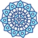 Free Mandala Fleur Cultures Icône