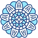 Free Mandala Fleur Cultures Icône