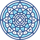Free Mandala Fleur Cultures Icône