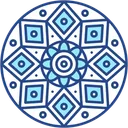 Free Mandala Fleur Cultures Icône