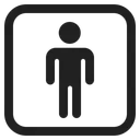 Free Zimmer Hoch Kontrast Symbol