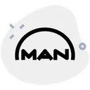 Free Man Truck Firmenlogo Markenlogo Symbol