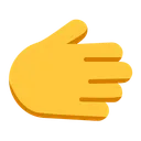 Free Mano Plana Predeterminada Icono