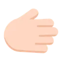 Free Mano Plana Ligera Icono
