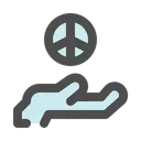 Free Mano de paz  Icono