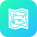 Free Map Find Direction Icon