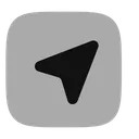 Free Map Arrow Square Icon