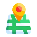 Free Map  Icon