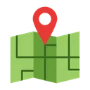 Free Map Location Navigation Icon