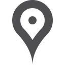 Free Map Pin Stroke Icon