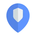 Free Map marker shield  Icon