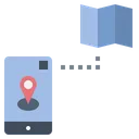 Free Sensor Geomagnetico Mapa Localizacao Navegar Ícone