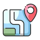 Free Mappa Segnaposto Navigazione Icon