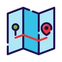 Free Carta geografica  Icon