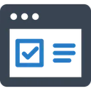 Free Marca De Verificacion Navegador Lista De Verificacion Icono