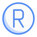 Free Marca Registrada R Radiacion Icono