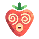 Free Mareado Fresa Fruta Icono