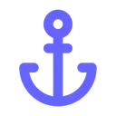 Free Marine Nautical Anchor Icon