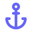 Free Marine Nautical Anchor Icon