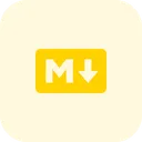 Free Markdown Technology Logo Social Media Logo Icon