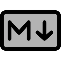 Free Markdown Logo Icon