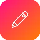Free Marker Sketchpen Drawing Icon