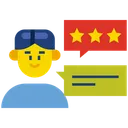 Free Market Review Feedback Customer Satisfaction Icon