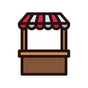 Free Market Stall Market Style Authentic Icon