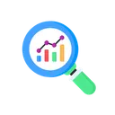 Free Marketing Graph Searching  Icon