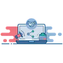 Free Marketing Branding Collboration Icon