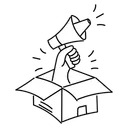 Free Marketing  Icon