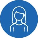 Free Marketing Manager Woman Icon