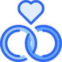 Free Marriage Blue Color Outline Miscellaneous Life Style Icon