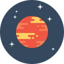 Free Mars Planet Astrology Icon