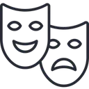 Free Mascaras De Entretenimento Mascara De Teatro Entretenimento Ícone