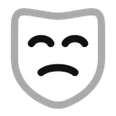 Free Mask Sad Mask Sad Icon