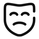 Free Mask sad  Icon