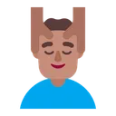 Free Getting Massage Flat Icon
