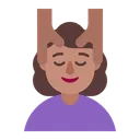 Free Getting Massage Flat Icon