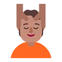 Free Getting Massage Flat Icon