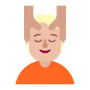Free Getting Massage Flat Icon