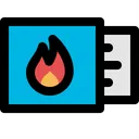 Free Matchbox Matches Burn Icon