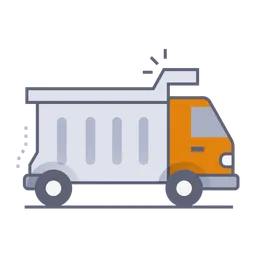 Free Material transport truck  Icon
