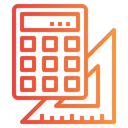 Free Study Ruler Calculation Icon