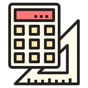 Free Study Ruler Calculation Icon