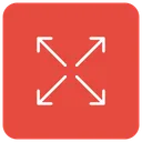 Free Full Maximize Arrows Icon
