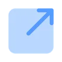 Free Maximize New Tab Arrow Icon