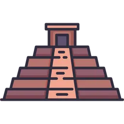 Free Mayan pyramid  Icon