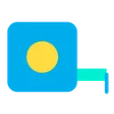 Free Metric Tape Tape Measuring Tool Icon